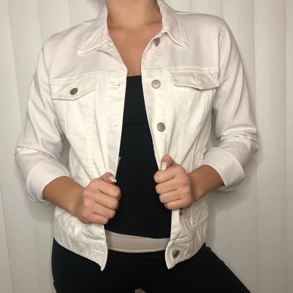 NEVER WORN!! White Denim jacket from Old Navy - Picture 2 of 4